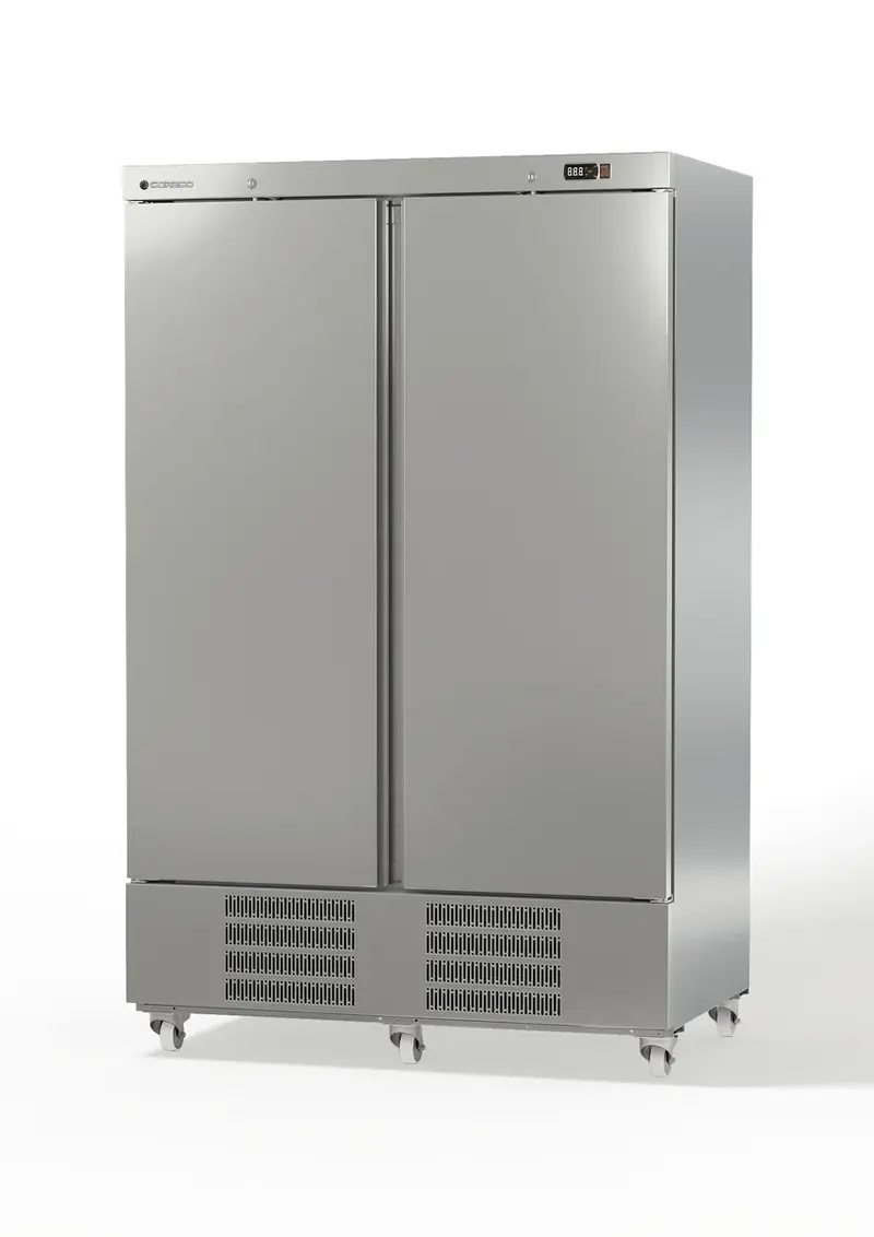 Coreco Edelstahlkühlschrank US Range 1400
