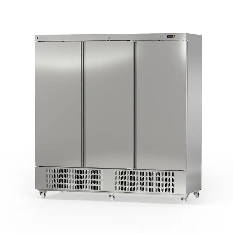 Coreco Edelstahlkühlschrank US Range 2200