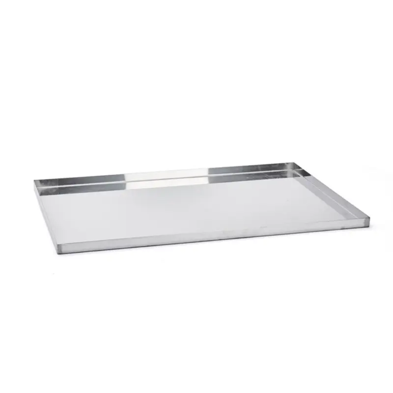 de Buyer Blech Mit Geraden Kanten Chromstahl 60X40 cm