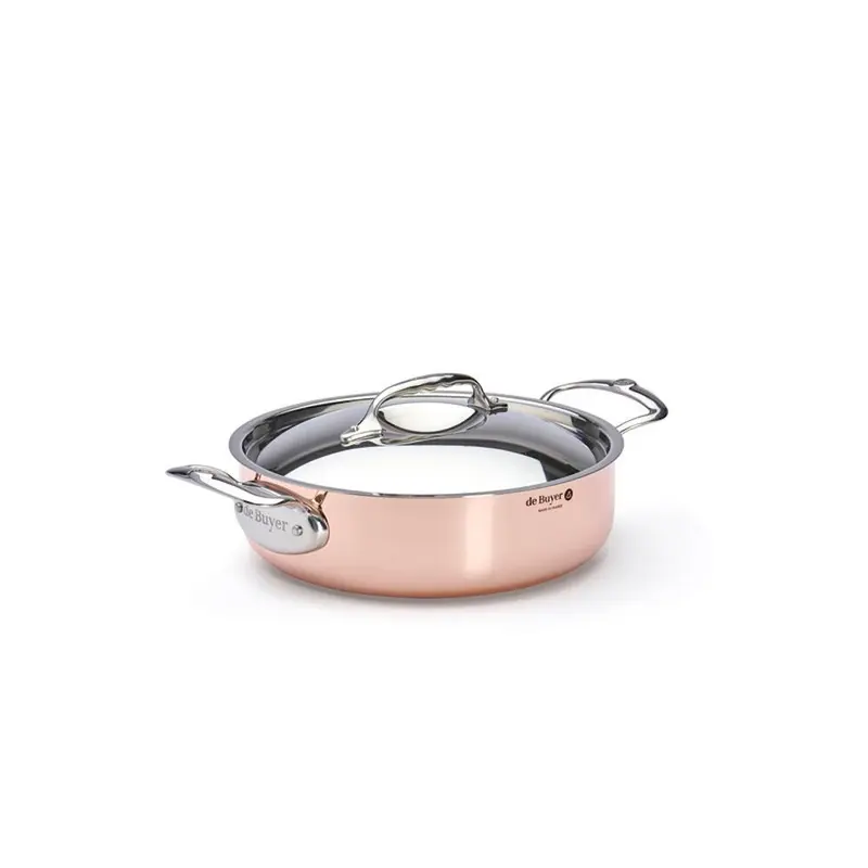 de Buyer Niederer Bratentopf / Schmorkasserolle PRIMA MATERA Ø 24cm