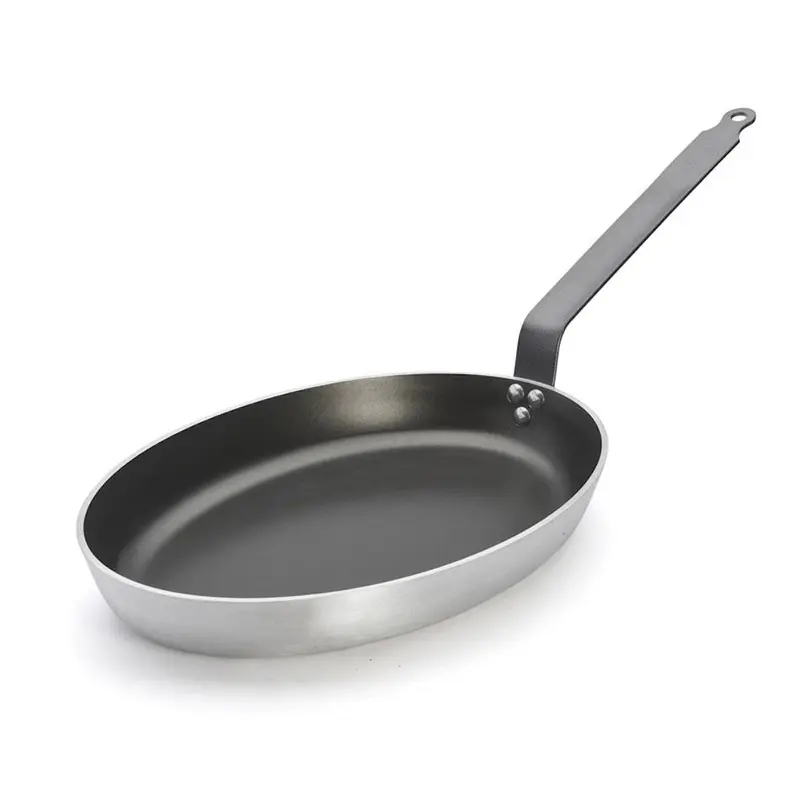 de Buyer Ovale Fischpfanne Choc 40 cm | 3 Stück