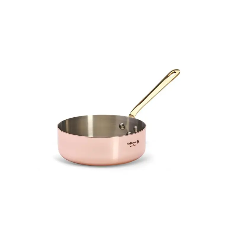 de Buyer Sauteuse/Schmorpfanne Mit Messinggriff Ø 16cm INOCUIVRE