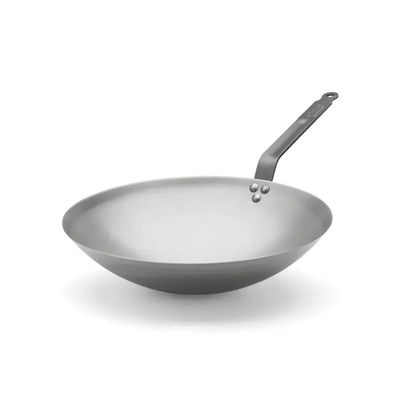 de Buyer Wok Gerundet Ø 35cm | 3 Stück
