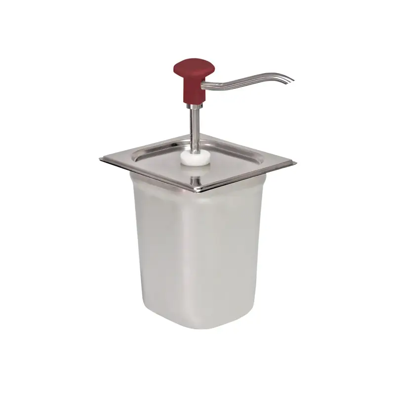 Dosierspender GN 1/6, rot - 3 Liter