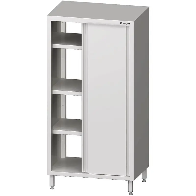 Durchreiche-Hochschrank mit Schiebetüren, 1800 mm Höhe