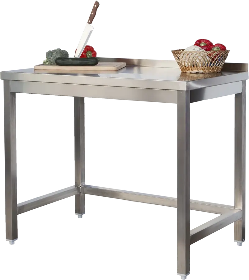 Edelstahl Arbeitstisch Profi 2000 x 700 mm - mit Aufkantung