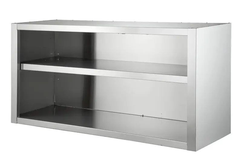 Edelstahl-Hängeschrank mit 1 Zwischenboden, 1000 x 400 x 650 mm