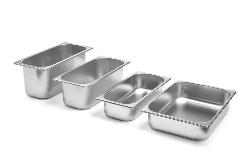 Eisbehälter aus Edelstahl - 360x165x80mm - 3,6l