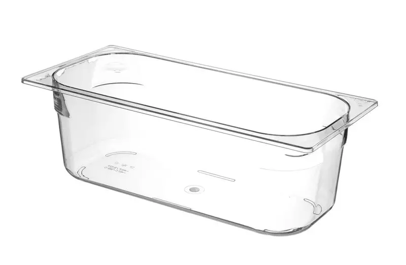 Eiscreme-Behälter Polycarbonat, HENDI, 5L, Transparent, 360x165x(H)120mm