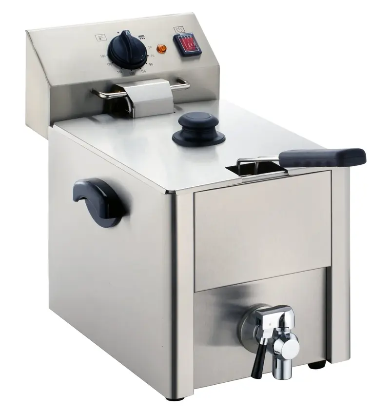 Elektro-Fritteuse ECO 10 Liter mit Ablasshahn