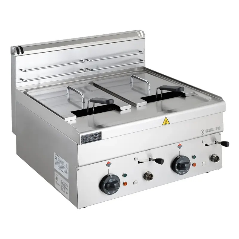 Elektro-Fritteuse Serie 600 - 60/60 - 8+8 Liter Tischgerät - 18 kW