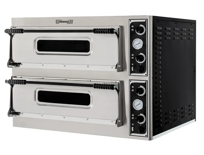 Elektro-Pizzaofen 2x4 Pizzen 35 cm