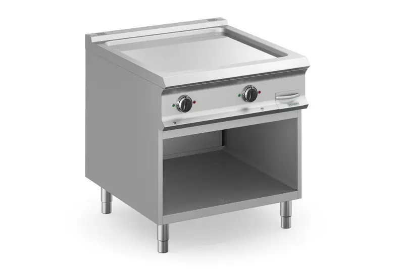 Elektrogrillplatte Dexion Lux 980 - 80/90 - glatt, verchromt - 14 kW