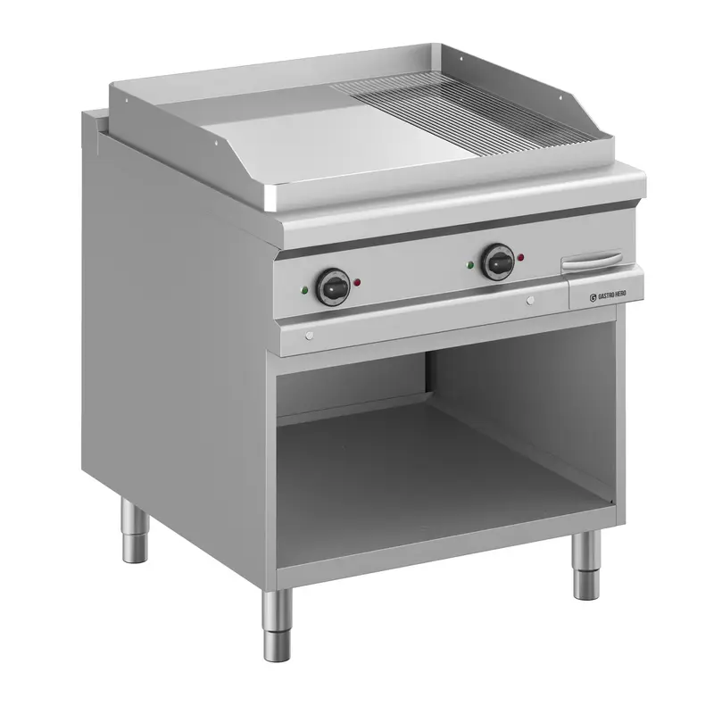 Elektrogrillplatte Serie 900 - 80/90 - glatt, verchromt