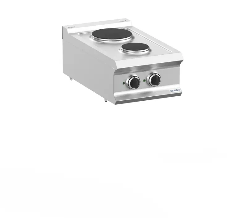 Elektroherd Dexion Lux 700 - 40/73 - Tischgerät - 2 runde Kochflächen - 4,1 kW