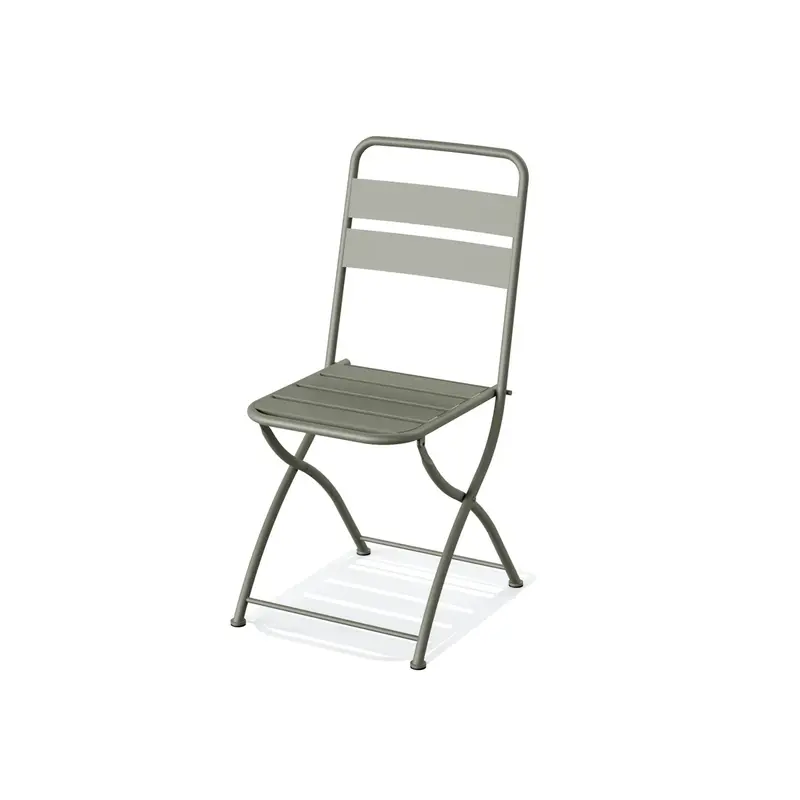 Feros Breeze Bistro Klappstuhl Metall – Grün
