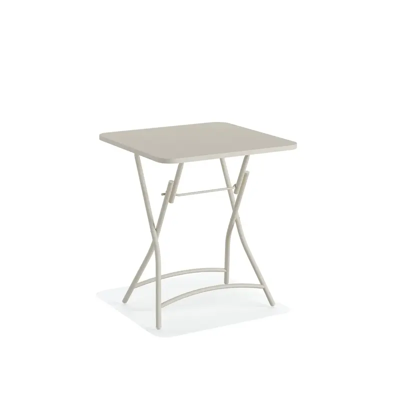 Feros Breeze Bistro Klapptisch Metall – Beige