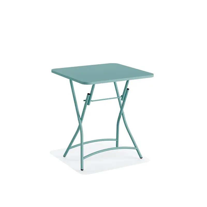 Feros Breeze Bistro Klapptisch Metall – Blau
