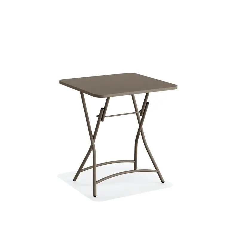 Feros Breeze Bistro Klapptisch Metall – Cappuccino
