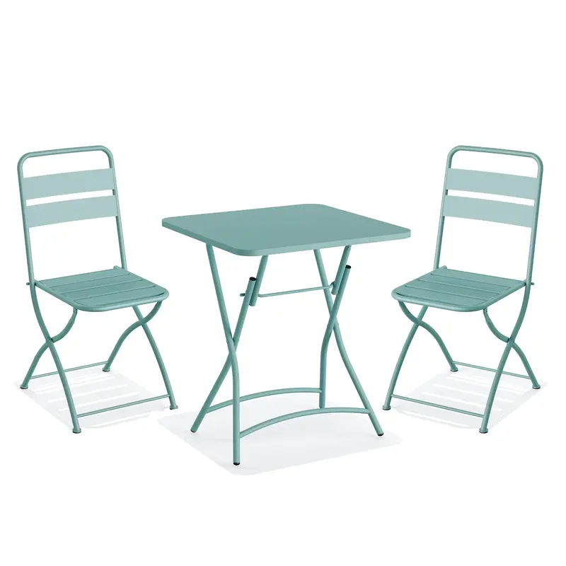 Feros Breeze Bistro Set - Blau