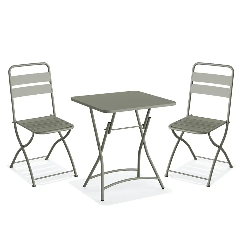 Feros Breeze Bistro Set - Grün