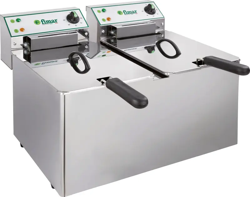 FIMAR Doppelfritteuse FR88N - 2 × 8 L