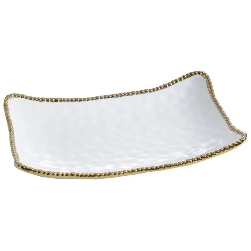 FRILICH GOLDEN SALERNO 'Servierschale' rechteckig, 46 x 30,5 x 7,5 cm