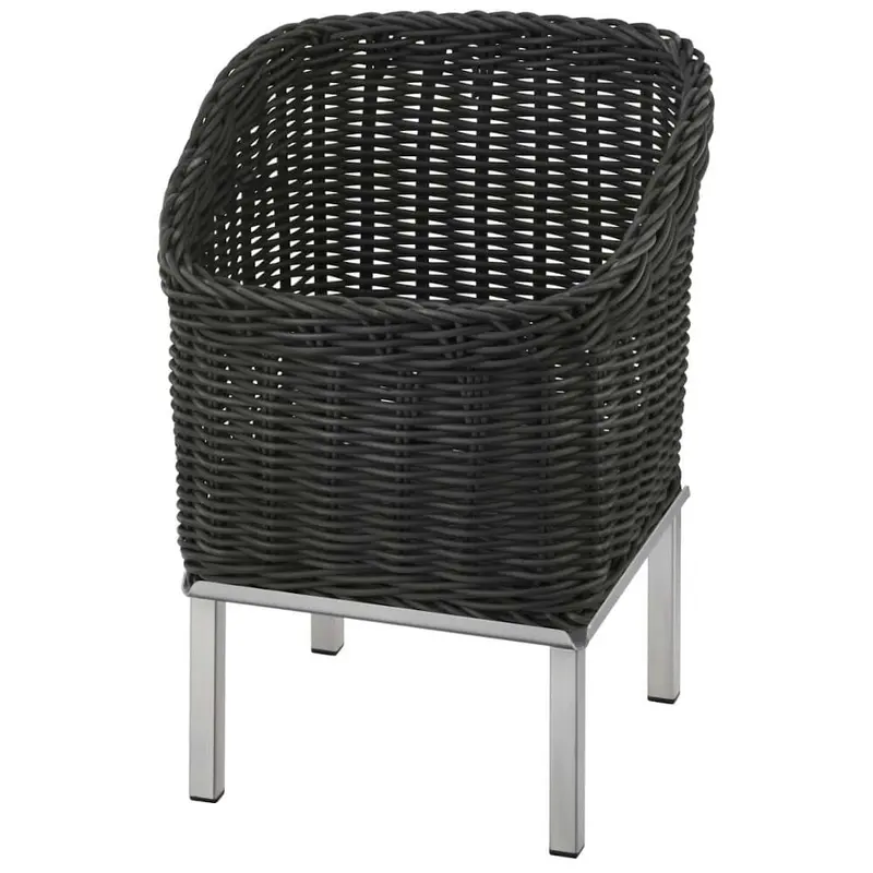 FRILICH RAISER INOX 23x23 'Brotkorb' Korb aus PP, grau (H
