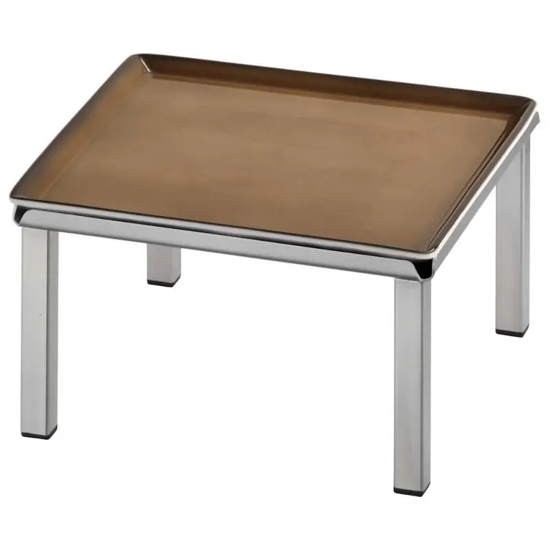 FRILICH RAISER INOX 'Frischeplatte' Porzellan, caramel 23x23, H
