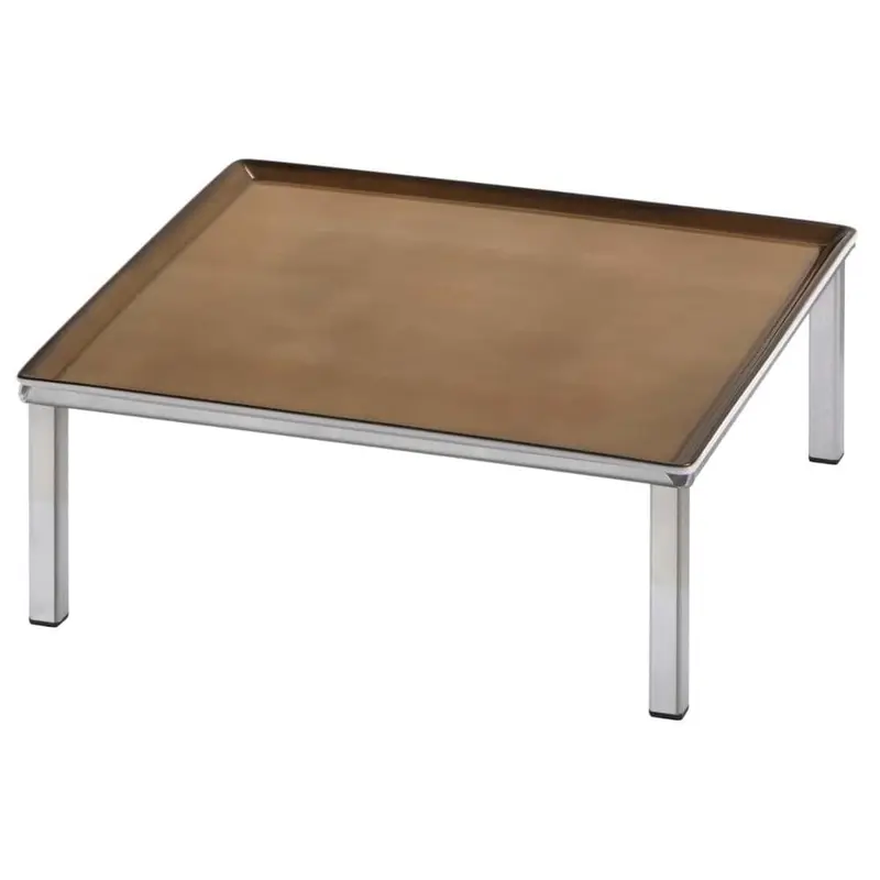 FRILICH RAISER INOX 'Frischeplatte' Porzellan, caramel 33x33, H