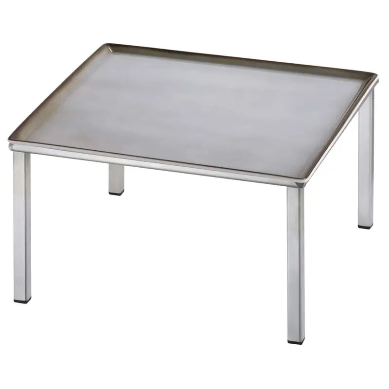 FRILICH RAISER INOX 'Frischeplatte' Porzellan, grau 33x33, H