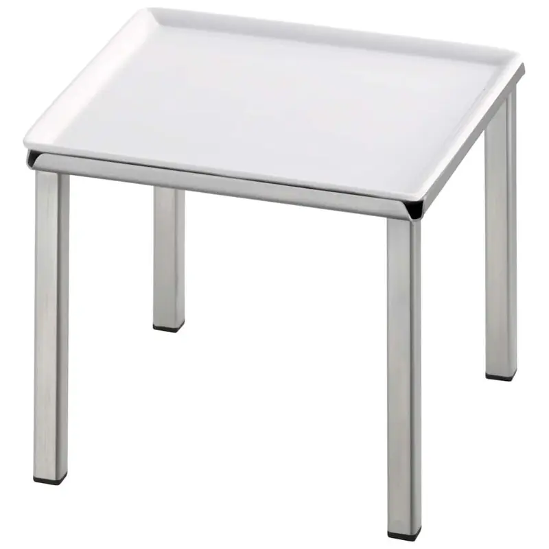 FRILICH RAISER INOX 'Frischeplatte' Porzellan, weiß 23x23, H