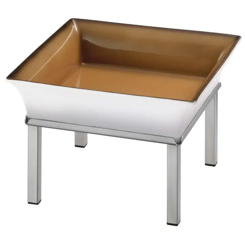 FRILICH RAISER INOX 'Frischeschale' Porzellan, caramel 23x23, H