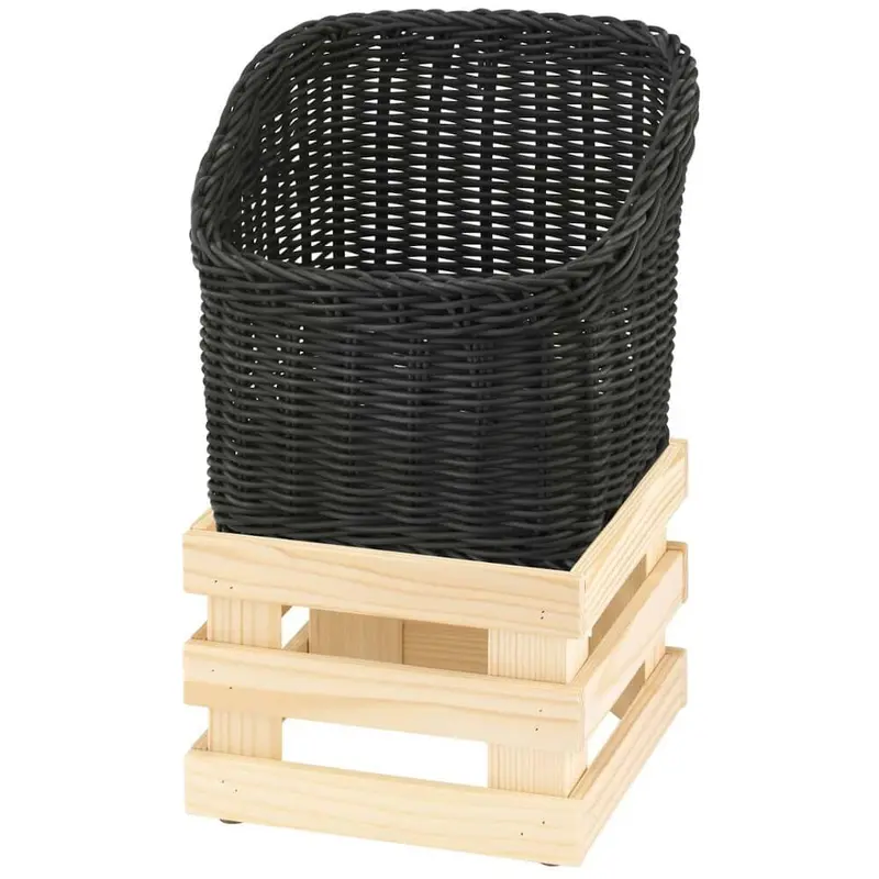 FRILICH RAISER NATURE 23x23 'Brotkorb' Korb aus PP, grau (H