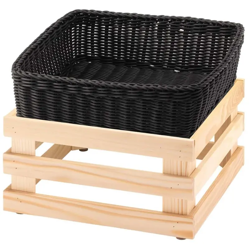 FRILICH RAISER NATURE 33x33 'Brotkorb' Korb aus PP, grau (H
