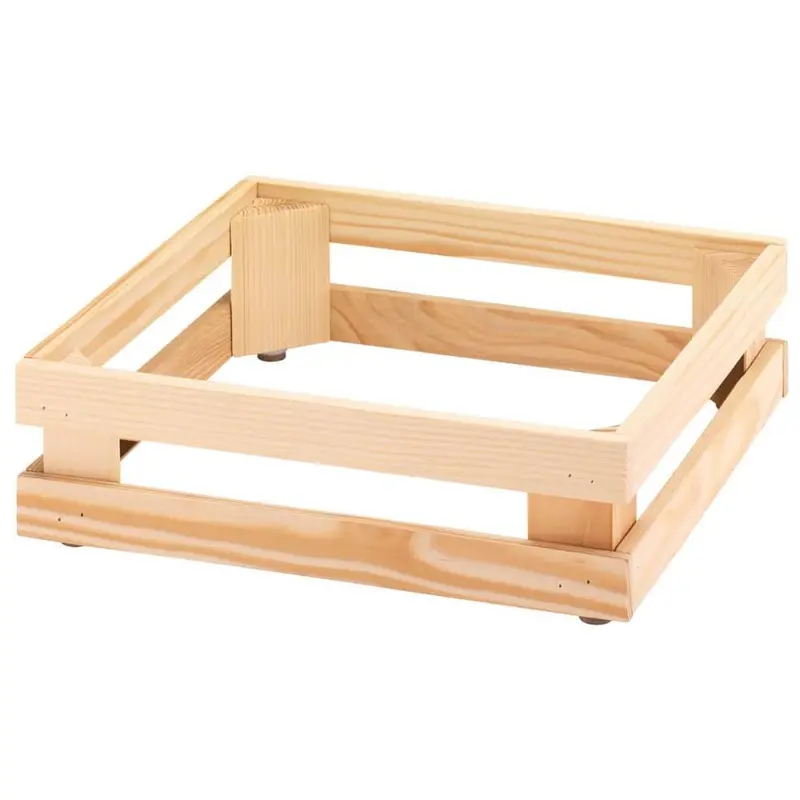 FRILICH RAISER NATURE S-Standfuß 33x33 aus Fichtenholz, H