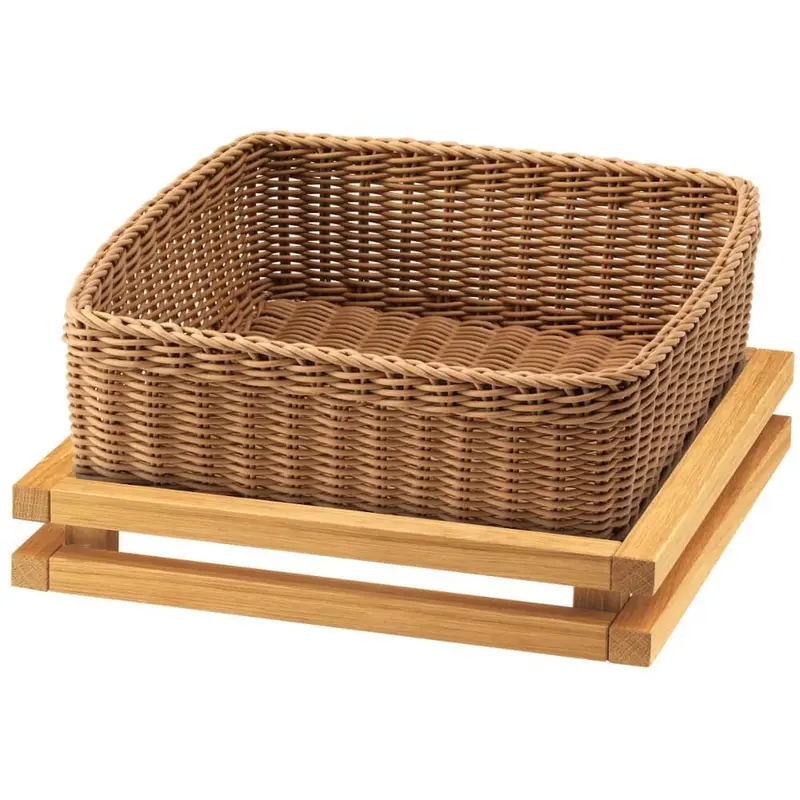 FRILICH RAISER OAK 33x33 'Brotkorb' Korb aus PP, beige (H