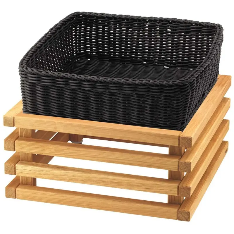 FRILICH RAISER OAK 33x33 'Brotkorb' Korb aus PP, grau (H