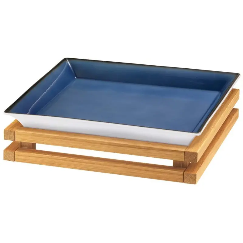 FRILICH RAISER OAK 'Frischeschale' Porzellan, blau 33x33, H