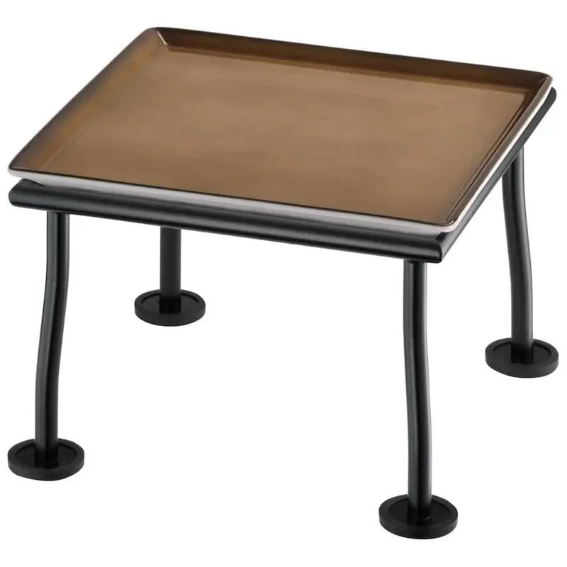 FRILICH RAISER RUSTIC 'Frischeplatte' Porzellan, caramel 23x23, H