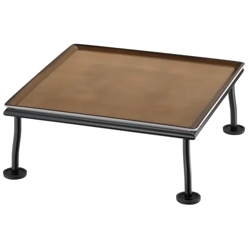 FRILICH RAISER RUSTIC 'Frischeplatte' Porzellan, caramel 33x33, H