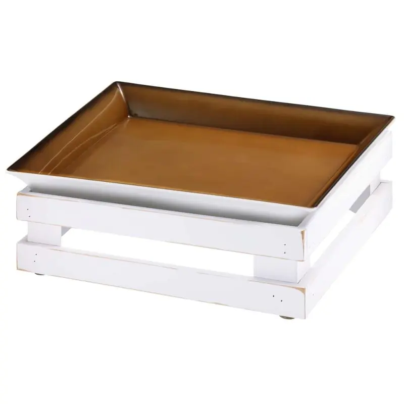 FRILICH RAISER VINTAGE'Frischeschale' Porzellan, caramel 33x33, H