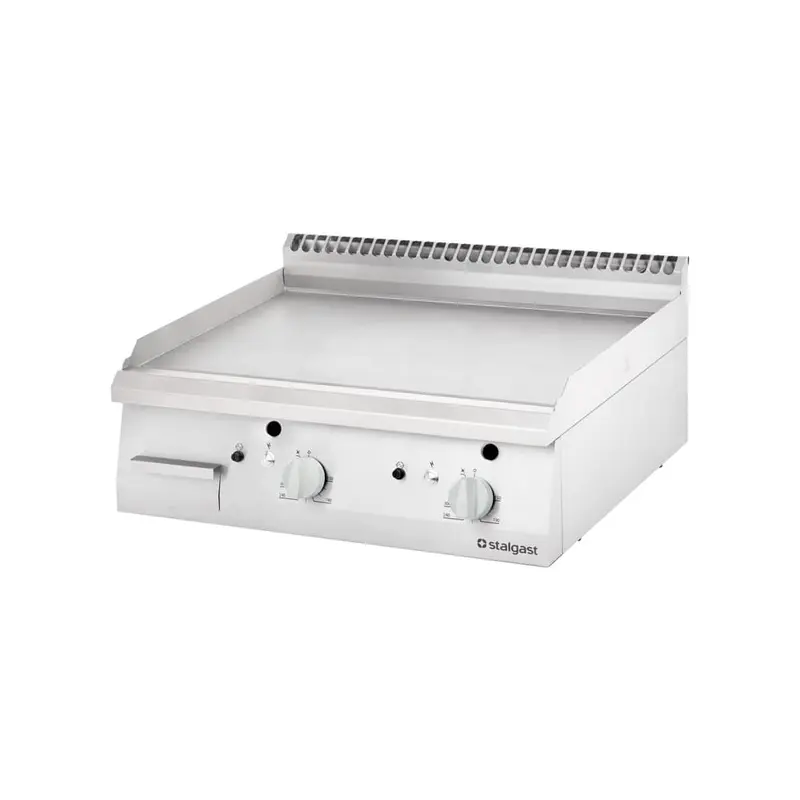 Gas-Griddleplatte als Tischgerät, Serie 700 ND - glatt 800x700x250 mm