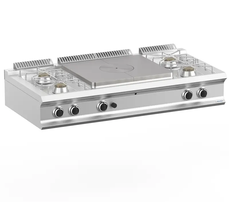 Gas-Grillplatte Dexion Lux 700 - 150/73 - Tischgerät - 38 kW