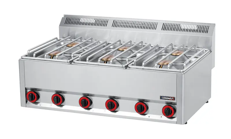 Gas-Tischherd 6 Brenner L 99