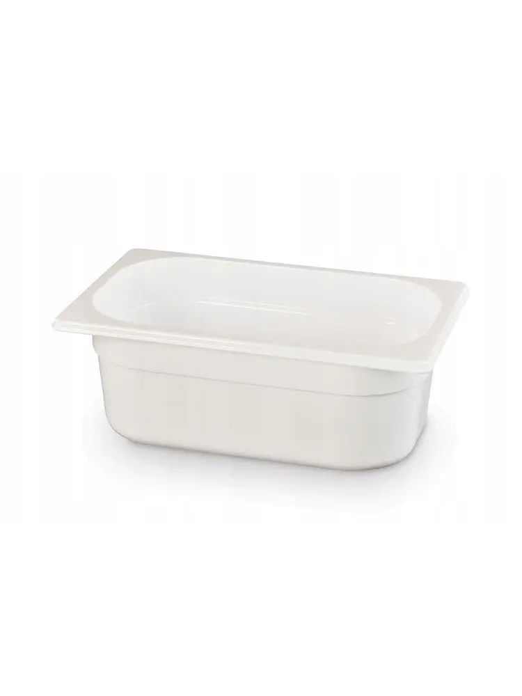 Gastronorm-Behälter 1/4, HENDI, GN 1/4, 1,8L, Weiß, 265x162x(H)65mm