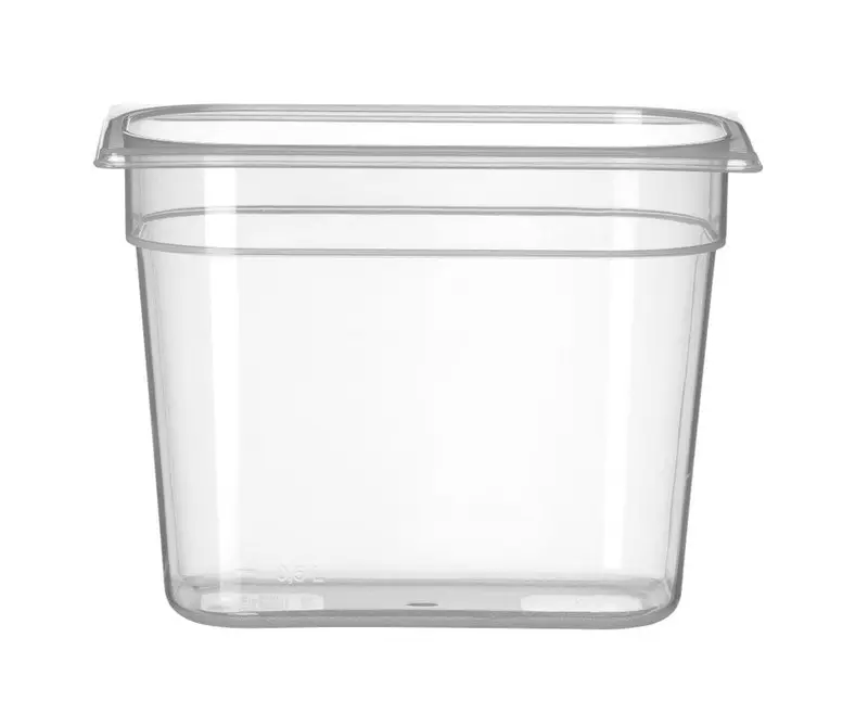 Gastronorm-Behälter 1/4, HENDI, Profi Line, GN 1/4, 4,5L, Transparent, 265x162x(H)200mm