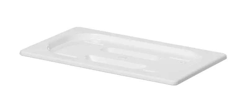 Gastronorm Deckel, HENDI, GN 1/4, Weiß, 265x162mm