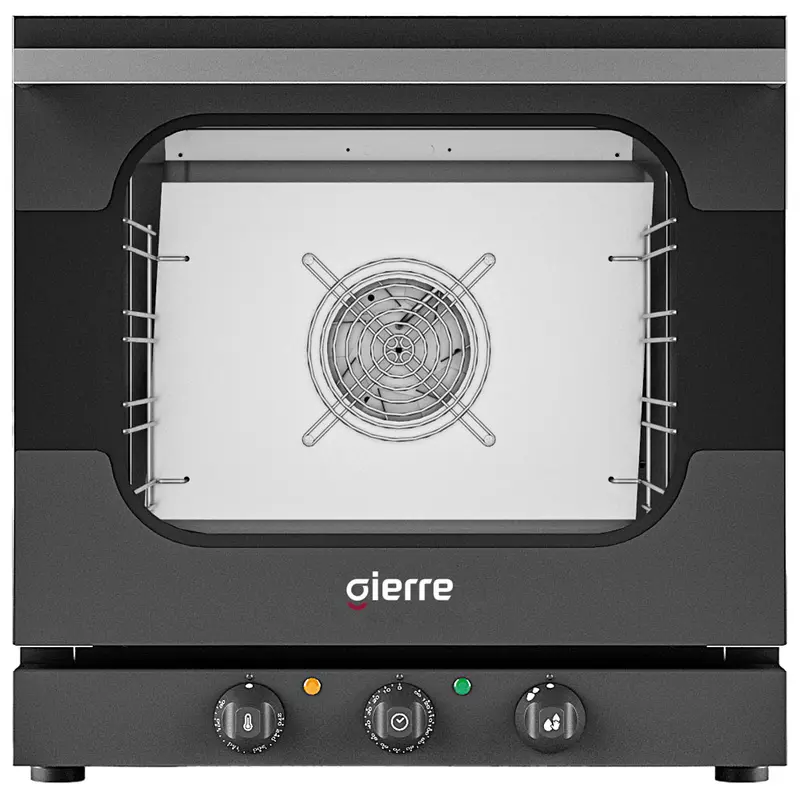 Gierre Elektro-Konvektionsofen mit Befeuchter, mechanische Steuerung, 4x 432x342 mm