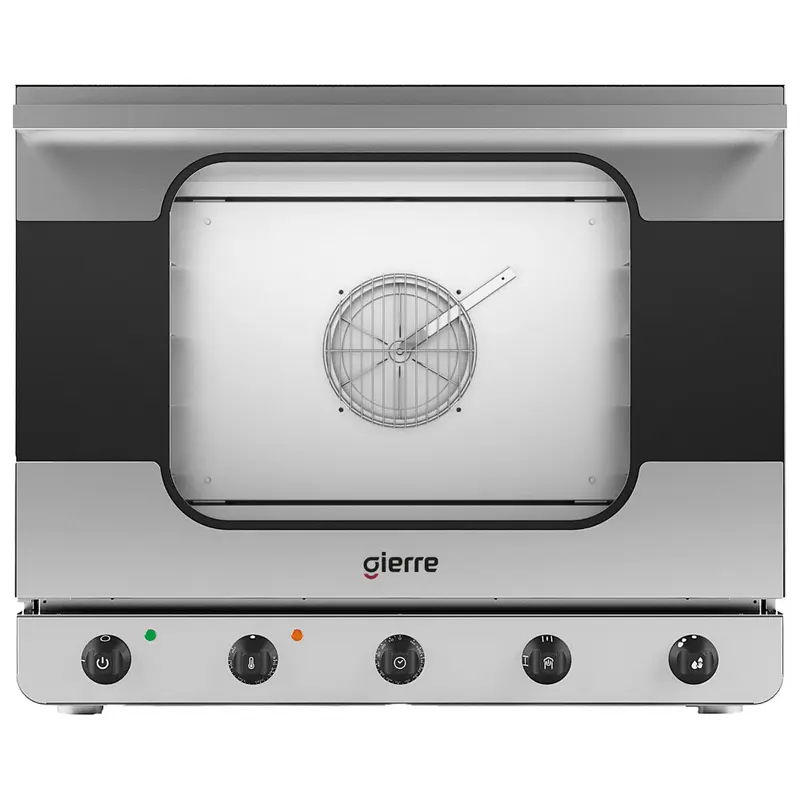 Gierre Elektro-Konvektionsofen mit Befeuchter, Multifunktion mit mechanischer Steuerung, 4x 600x400 mm